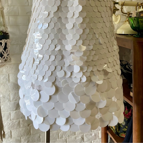 Audrey Parks x Francescas Ellen Piette Mini Dress White Sequin - Picture 16 of 16